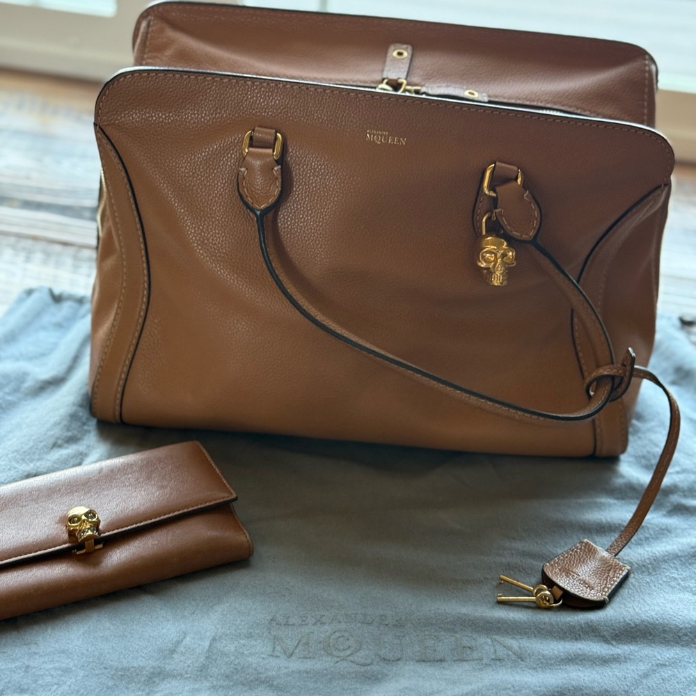 Alexander McQueen Tan Leather Women's Bag
